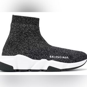 Balenciaga glitter sock trainer